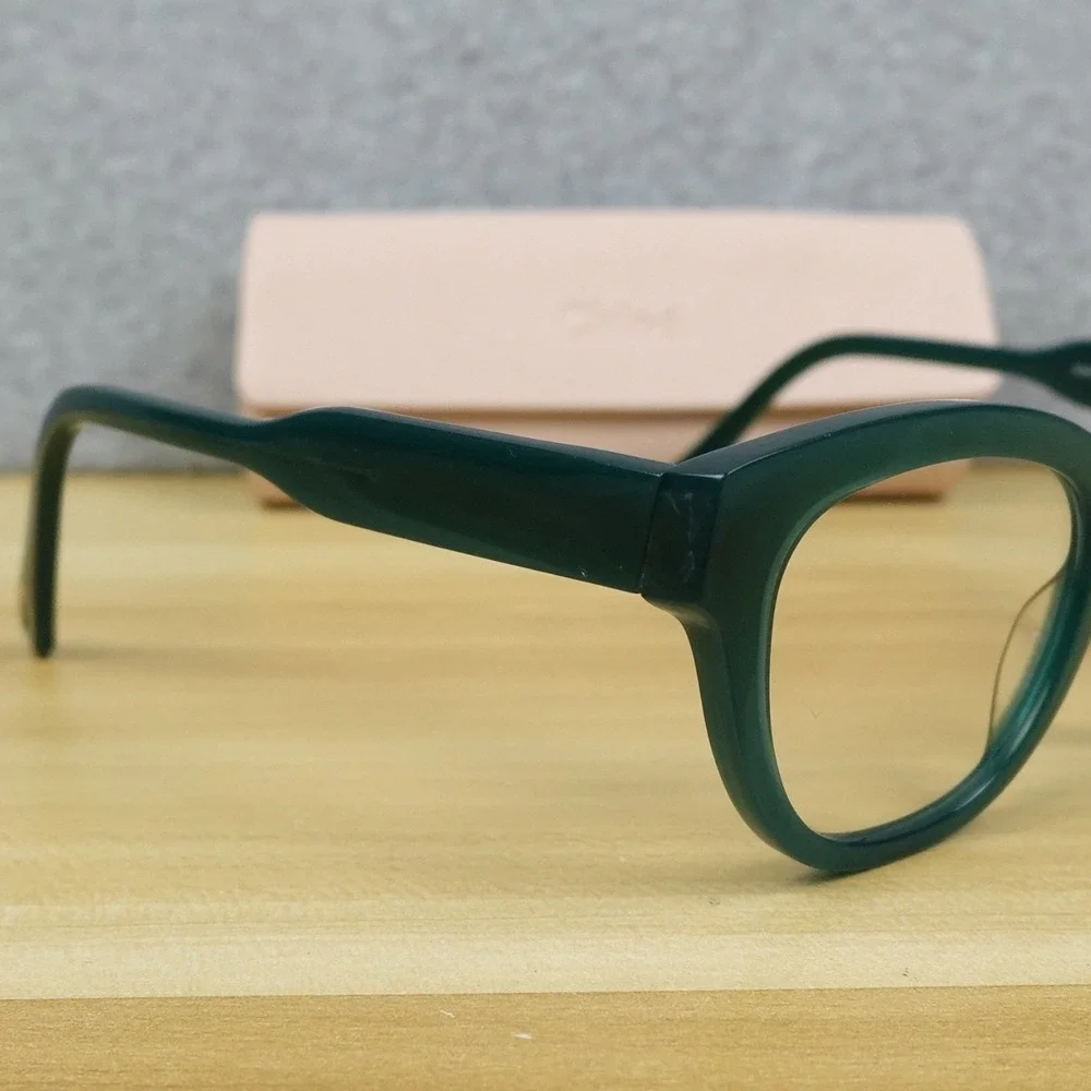 CHLOE CH0162O 004 EYEGLASSES FRAMES Green W/CASE 48-19-140 Made in Italy